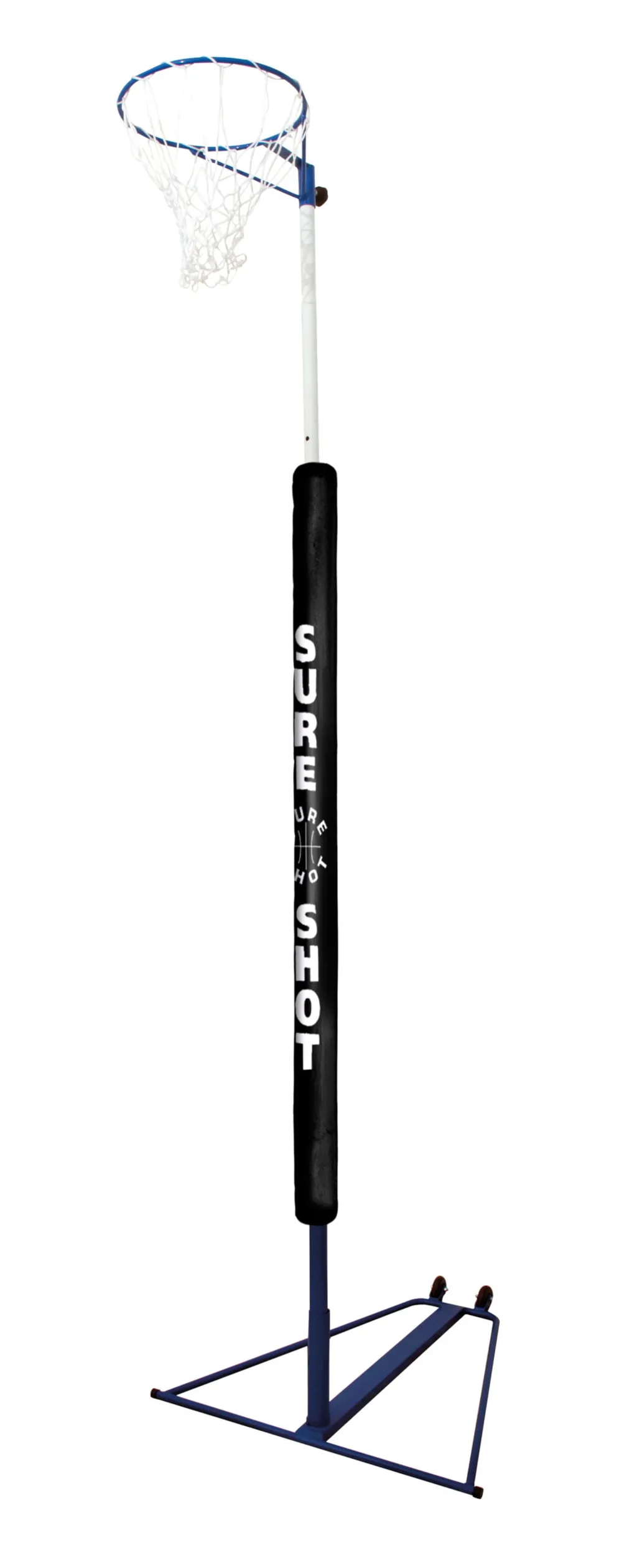 Sure Shot Telescopic Netball Unit with Pole Padding