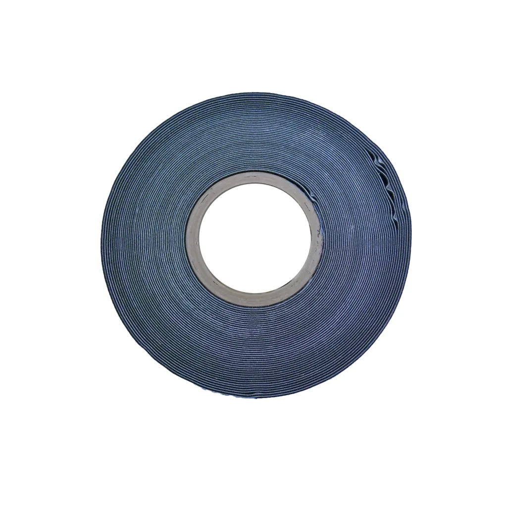 Roll of tatami tape coiled around a cardboard core showing textured concentric layers.