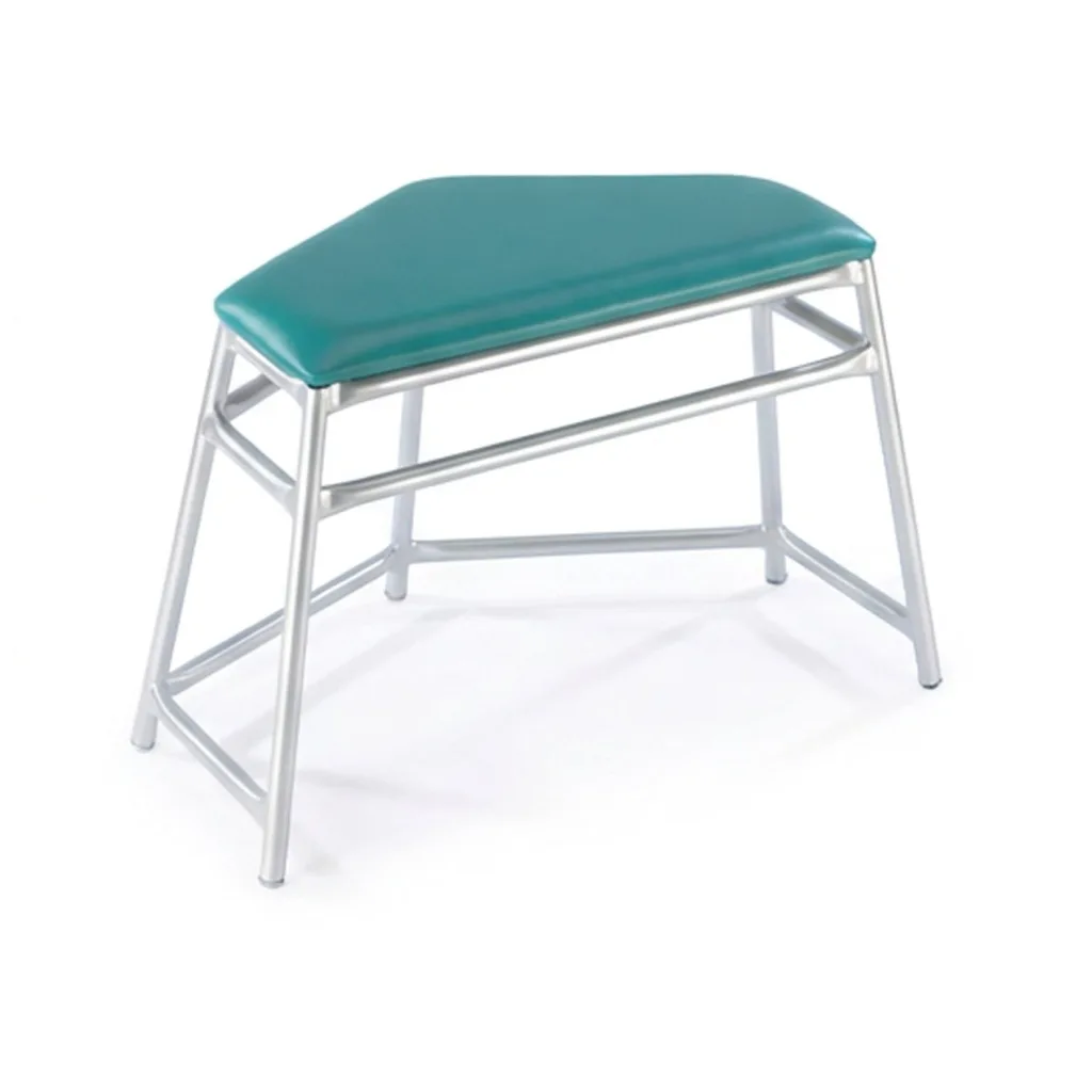 Five-sided agility table with a padded top, aluminium frame and non-marking rubber feet.