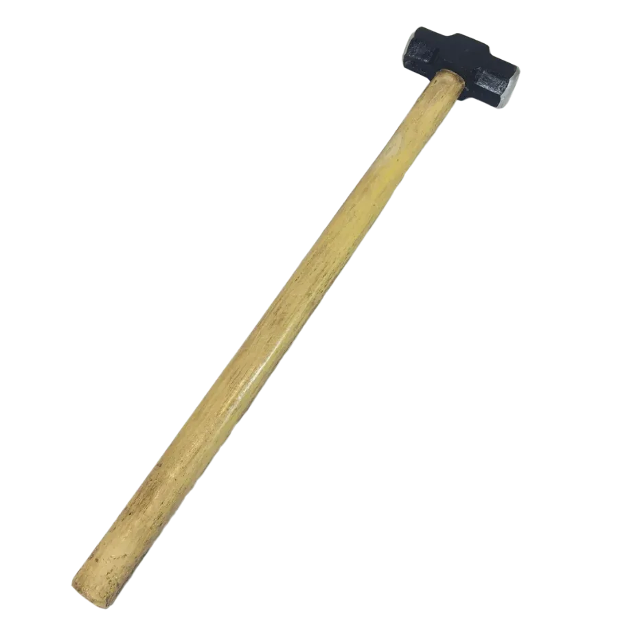 Long sledgehammer training prop made from PU foam, 75cm in length with a straight handle and rectangular head.