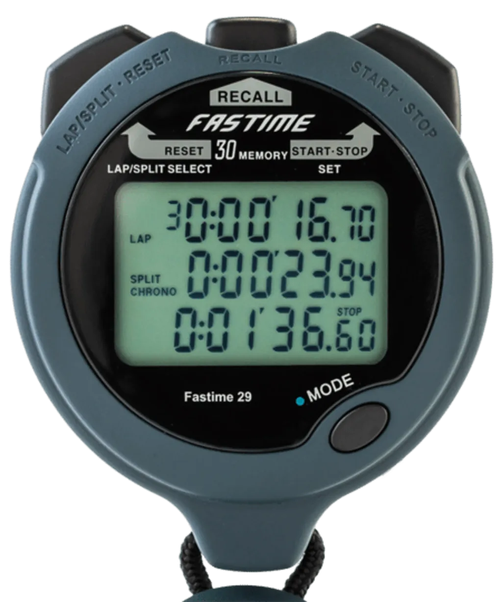 Fastime 29 30 lap memory stop watch